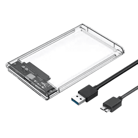 USB 3.0 2.5" HDD case Transparent image