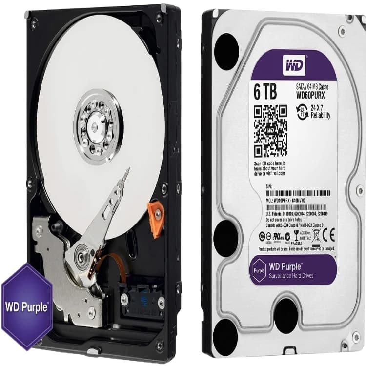 هارد Western Digital Purple (WD Purple) بسعة 6 تيرا image 1