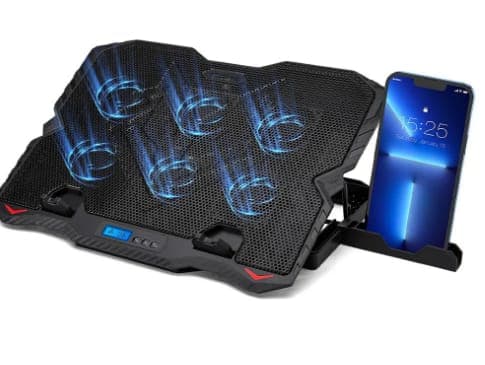 Gigamax Plus 2040 6 fan rgb Laptop Cooling Pad image